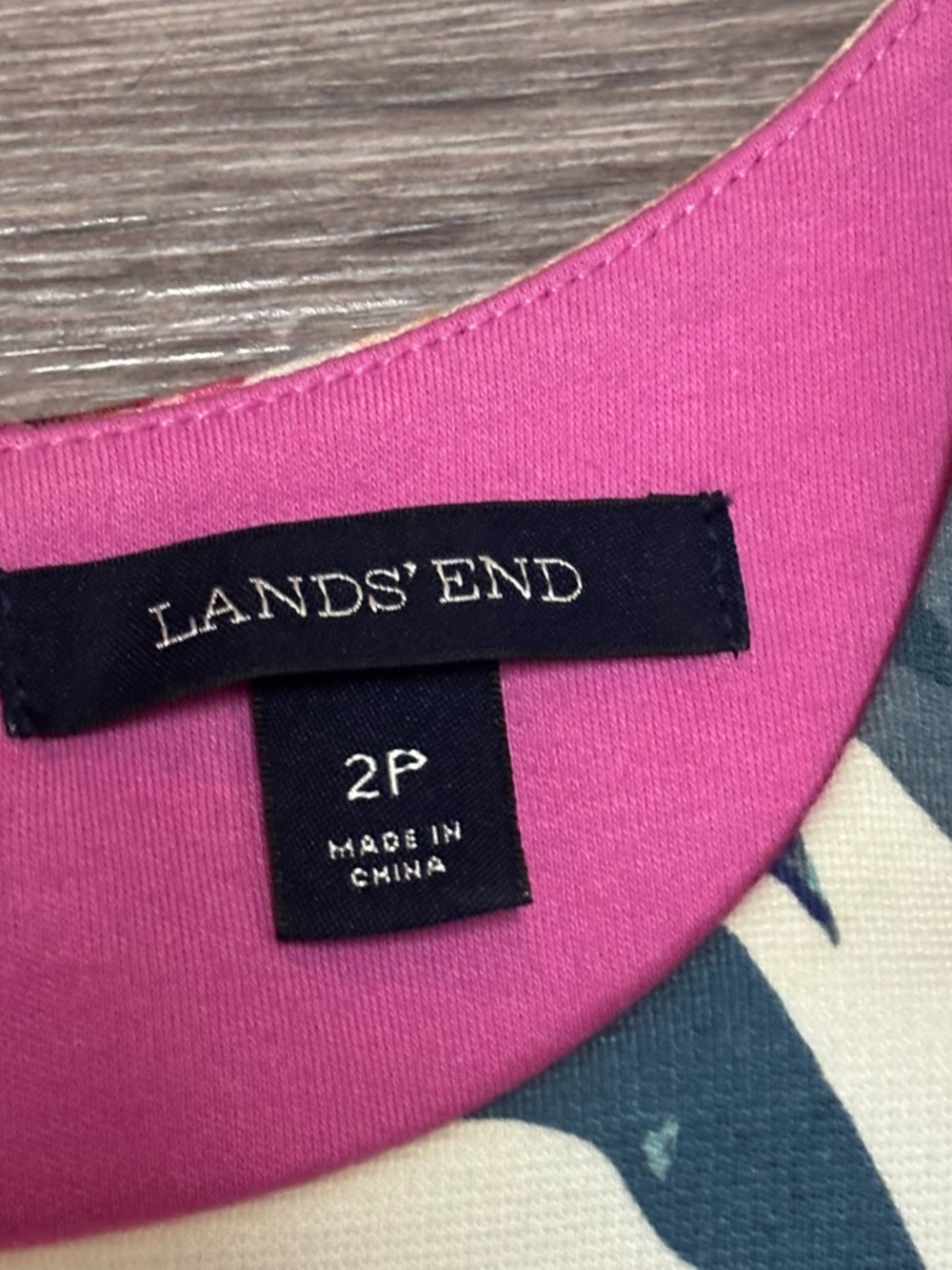 Lands' End Floral Sheath Dress with Pockets | Size 2P - Picture 9 of 13